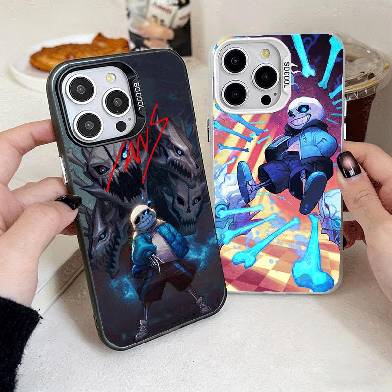 U-Undertale S-Sans Soft Phone Case for iPhone 15 16 17 Pro Max 17Air 16E 14 Plus 13 12 Mini Shockproof Cover Back Shell