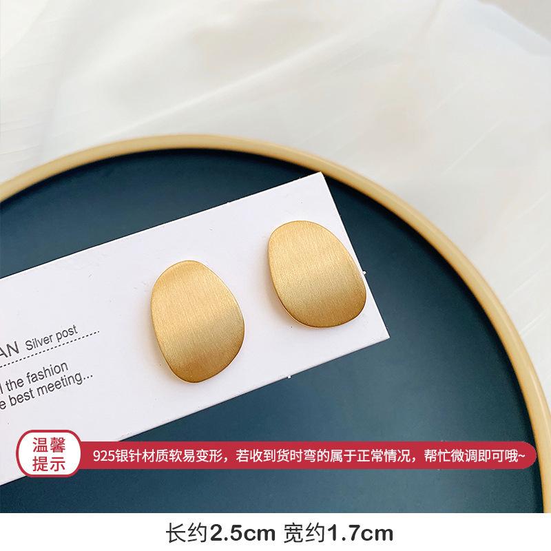 European and American simple love circle earrings fashionable versatile geometric ear buckles earrings earrings women