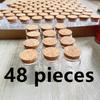 Wholesale 30ml Glass Bottles Cork 26×37×50mm Mini Candy Glass Jars Seed Dragees Tiny Candle Glass Vials DIY Crafts Test Tube