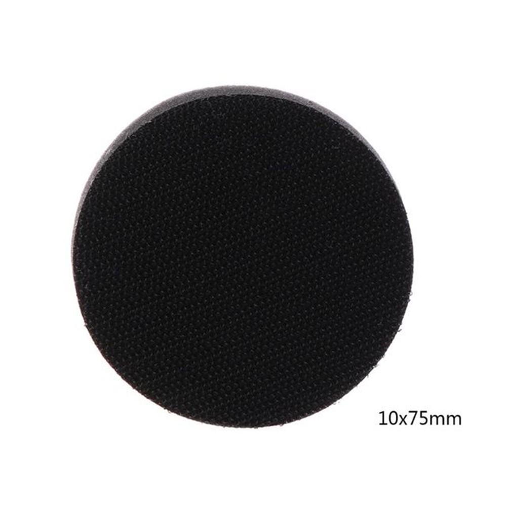 Soft Sponge Interface Pad For Sanding Pads Hook And Loop, Power Tools Accessories, Protects Backing Pad, White And Black 1 Piece