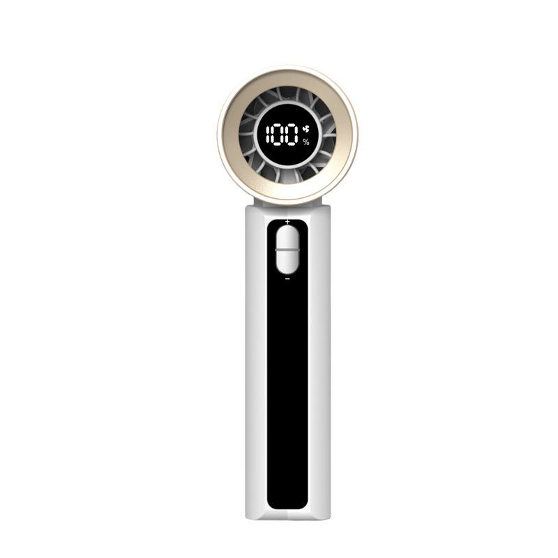 2025 Turbo Mini Handheld Cooling Fan with 100-Speed Stepless Adjustment 40x89x138 mm