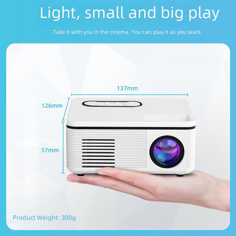 1080P HD Portable Mini LED Projector for Smartphones