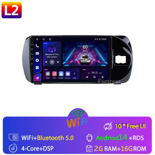 

Android 13 Carplay для Toyota Vitz 3 XP130 2014 2015 2016 2017 2018 2019 Автомобильный радиоприемник Мультимедиа Видеоплеер Навигация GPS Стерео