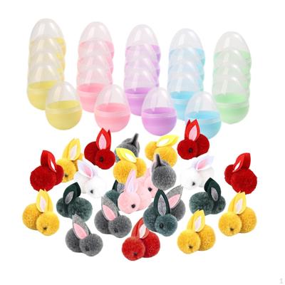 Fillable Easter Eggs Colorful Cute Creative Empty Egg Toys Decorations for Birthday Party Goodie Bag