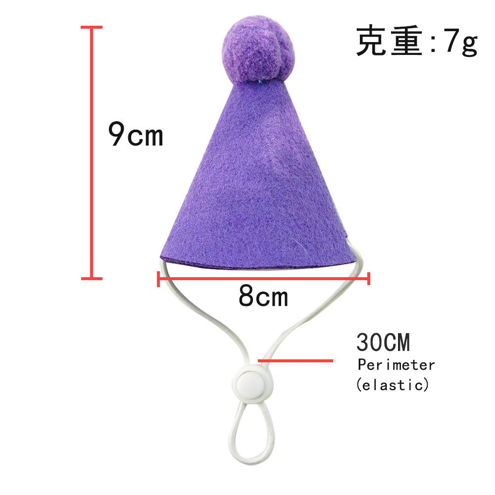 Pet Ins Wind Birthday Saliva Towel Cat Bib Scarf Dog Cat Hat