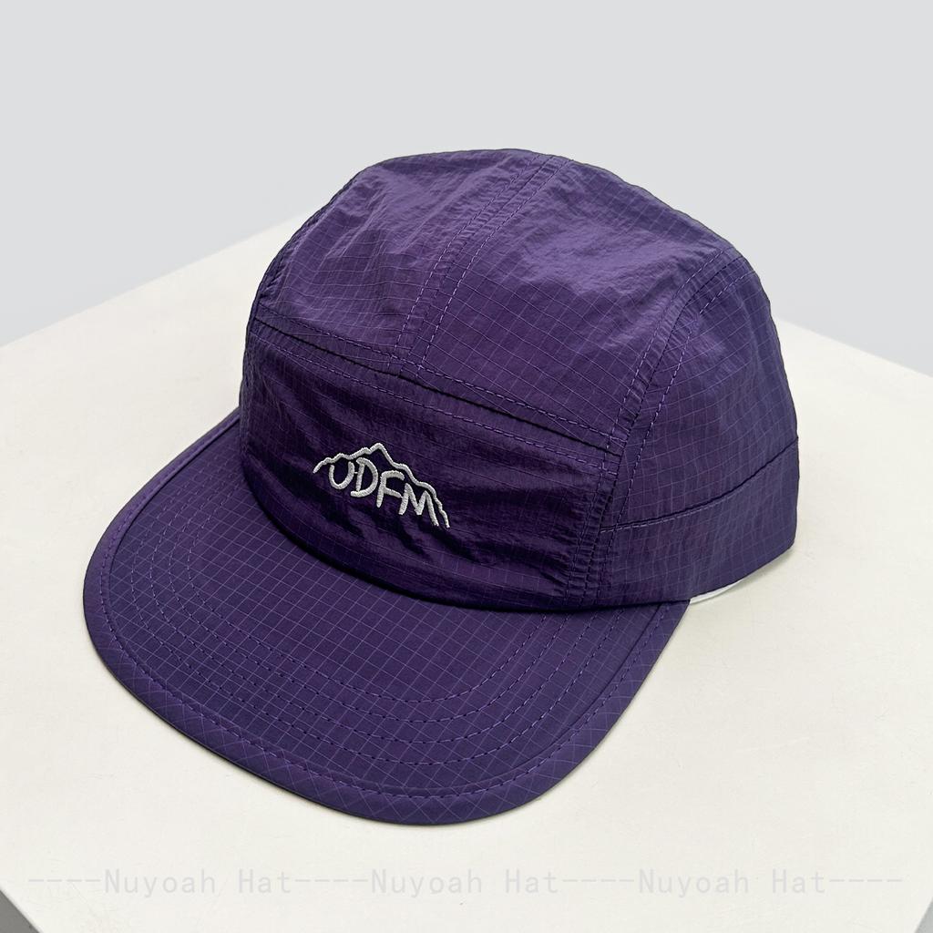 Quick Drying Plaid Embroidered Letters Baseball Hats Sunshade Flat Eave Breathable New Men Women Outdoor Peaked Caps Versatile