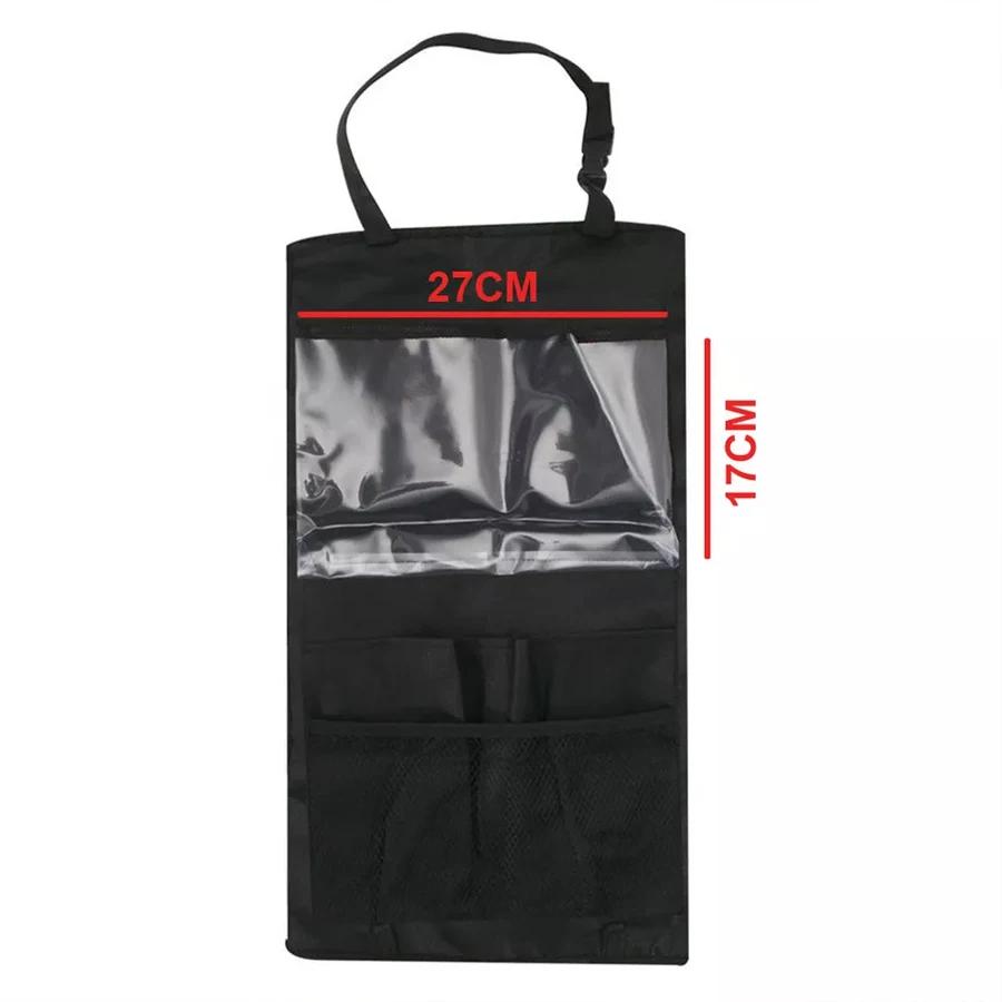 1pcs Car Back Seat Organiser Multi Pocket Storage Tablet iPad Holder Passenger Head Auto Back Seat Bag Organizers Universal