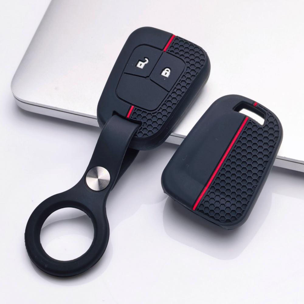 Silikonowe Etui na Brelok z Brelokiem do Chevrolet Cruze Spark Captiva Orlando do Opel Astra J Corsa D E, do Twojego Kluczyka, Akcesorium Ochronne
