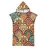 Geometric Hooded Wearing Bath Towel, Beach Towel, Cape, Seaside Change Of Clothes, Bathrobe, Printed Hooded Bath Towel, Minimum Order