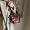 Chic High-end Bucket Handbag For Women In Black And Brown Perfect For Daily Use