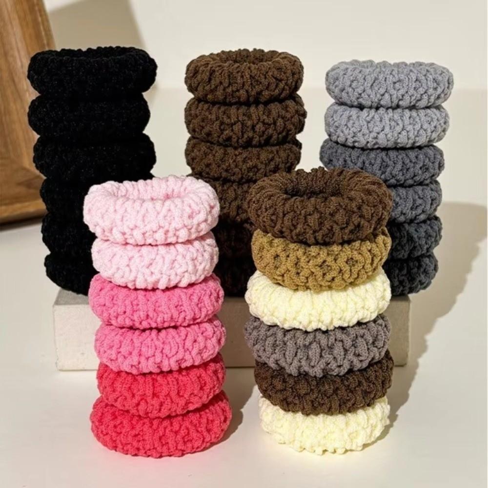 Sweet Colorful Color Hair Ties Versatile Durable High Elastic Rubber Band High Ponytail Elastic Band Hair Accessory