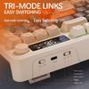 Free Wolf M96 Wireless Bluetooth Dual-Mode Russian Gaming Keyboard with PBT Keycaps and Display.