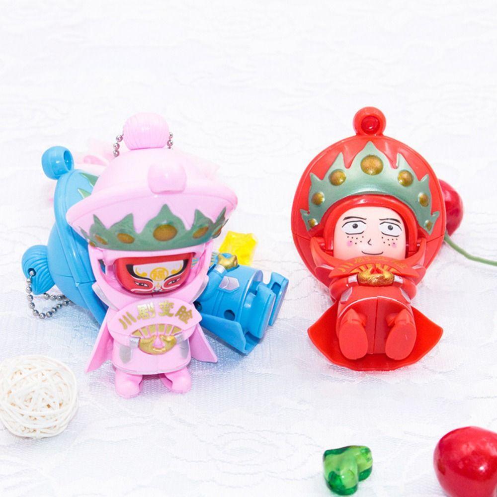 

Traditional Face-changing Ornaments DIY Opera Face Makeup Ornaments Interactive Toy