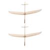 2pcs Wooden Glider Airplane Toy: Hand-Throw Model - Blank Unfinished Wood Glider For Painting & Assembly - Fun Outdoor Toy For Boys Ages 4 & Up