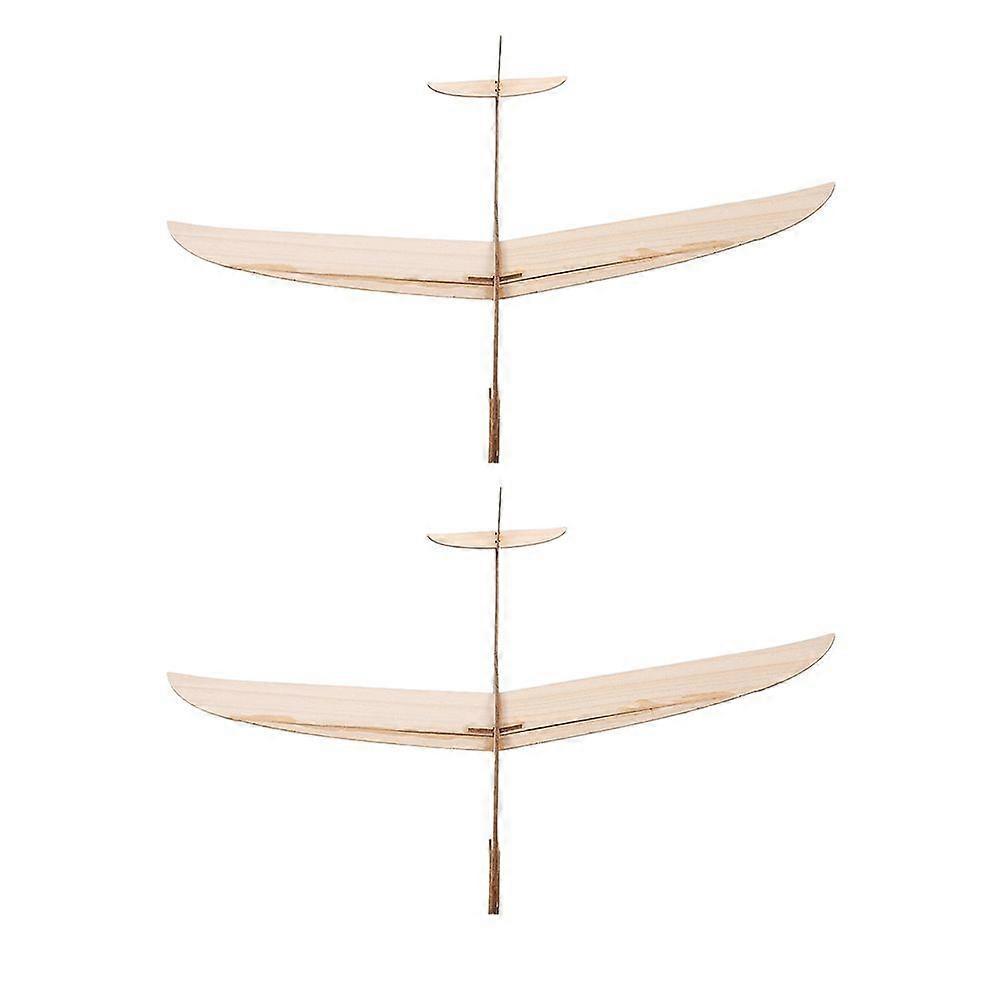2pcs Wooden Glider Airplane Toy: Hand-Throw Model - Blank Unfinished Wood Glider For Painting & Assembly - Fun Outdoor Toy For Boys Ages 4 & Up