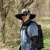 2 Solar Fan Wide Brim Sun Hat Breathable Sun Bucket Hat Personal Sun Hat with Solar Fan  Men