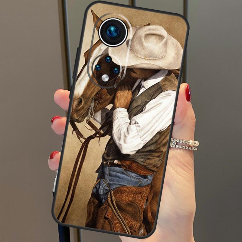 Extreme Sport Rodeo Cowboy Lasso Cover For Honor 90 70 50 Magic 6 Pro Magic 5 Lite Honor X6a X7a X8a X9a X8b X9b X8 X9 Case