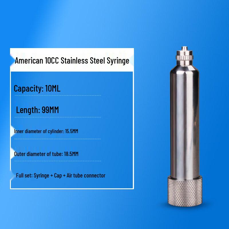 

10CC Stainless Steel Luer Lock Syringe