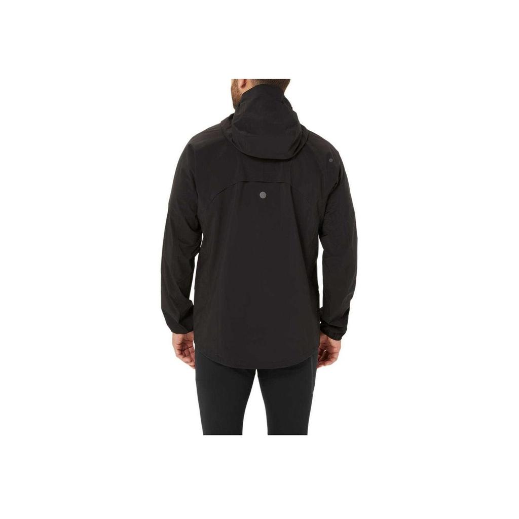 Asics Metarun Waterproof Breathable Hooded Long Sleeve Jacket Men Jacket Black 2011D121-001