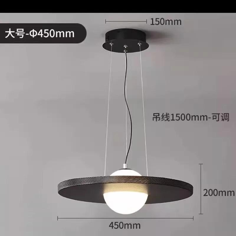 Italian Desinger Table Pendant Light Atmosphere Planet Chandelier Ceiling Hanging Suspension Lamp