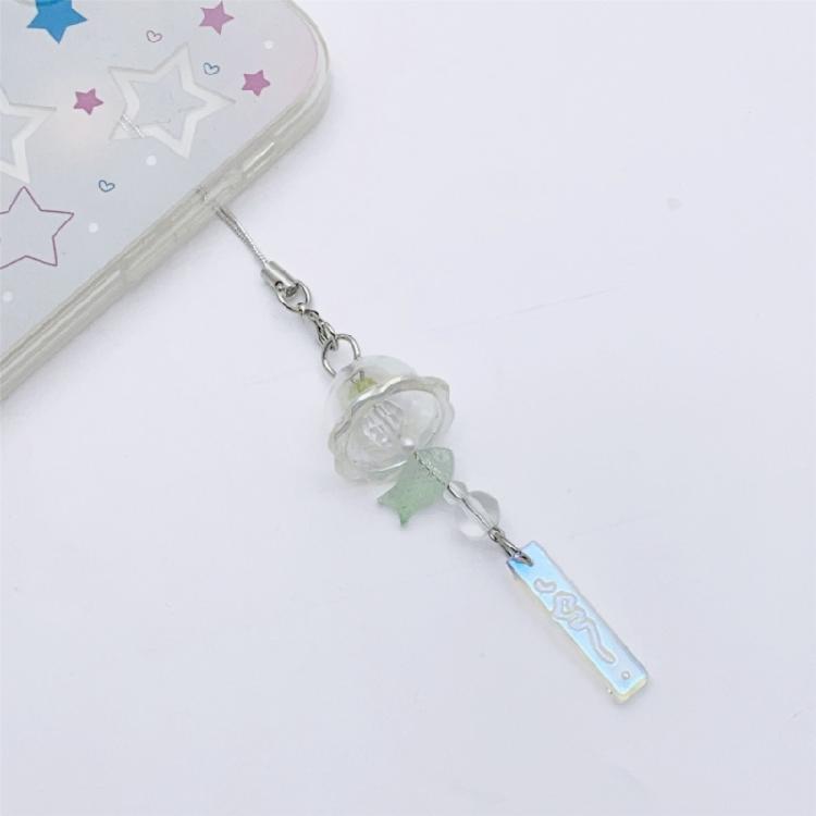 Multipurpose Jellyfish Chimes Phone Charm for Phones and Keys Decoration Handmade with Scratch Resistant Materials