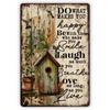 Tin Sign Art Metal Wall Decor 20x30cm Retro Vintage Painting