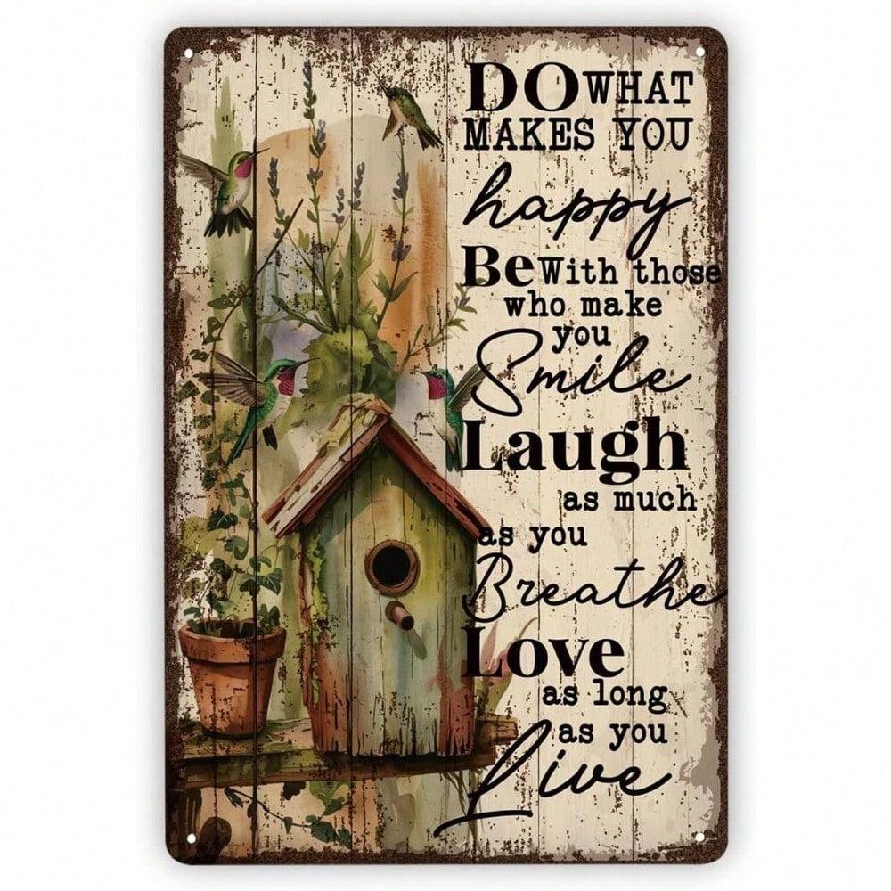 Tin Sign Art Metal Wall Decor 20x30cm Retro Vintage Painting