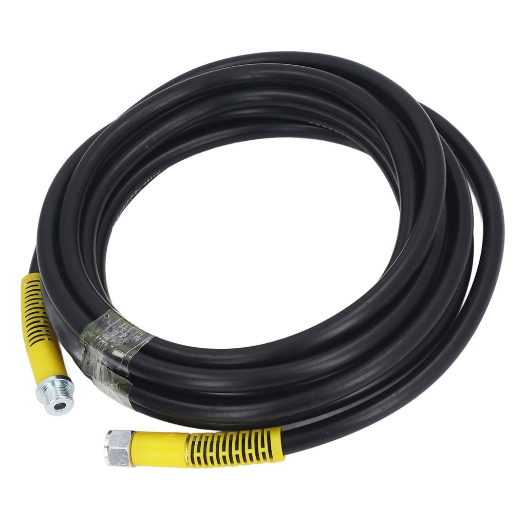 Wąż do myjki ciśnieniowej 30FT Złączka M22 Wąż ze stalowego oplotu Odporny na wybuch Wysokociśnieniowy wąż do myjki