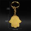 Hamsa Hand Fatimas Schrift Moschee Schlüsselanhänger für Männer Edelstahl Goldfarbe Hebräisch Judentum Je Schlüsselring Schmuck