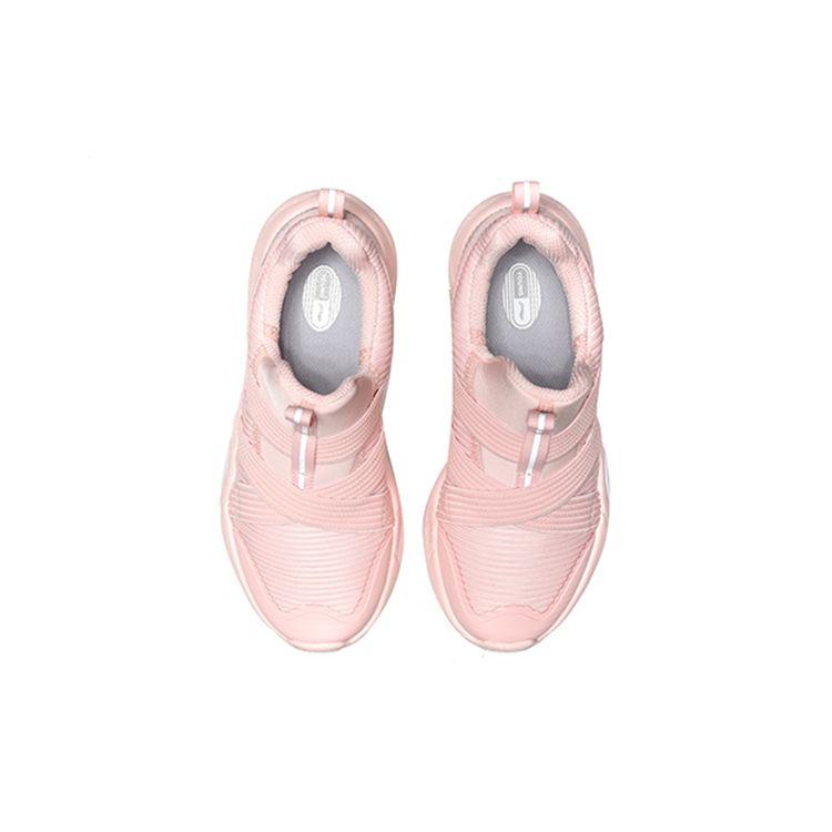 

Кроссовки для бега LiNing Youth Running Series с низким верхом, амортизирующие, нескользящие, износостойкие, дышащие, детские, цвет соляно-розовый YKFP122-6 38