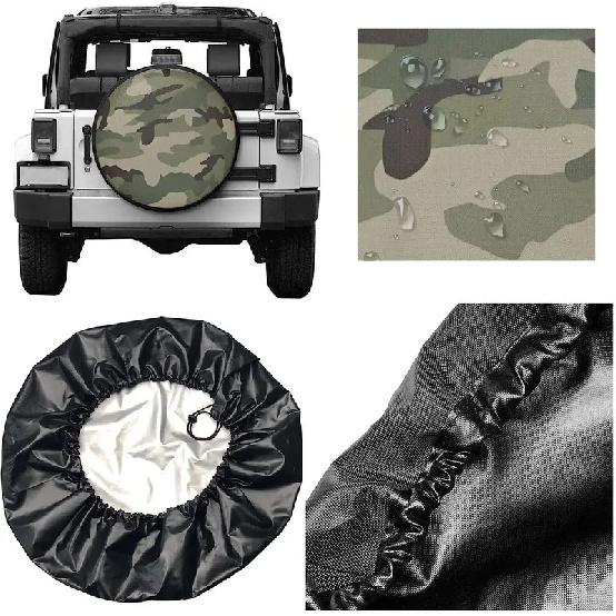 Custom Spare Tire Cover Add Your Picture Text Logo Personalized  Tire Protector Wheel Tire Covers Fits for Almost Vehicles