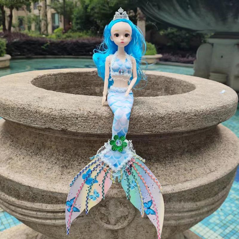 45cm Avtakbar Utklednings Stor Hale Havfrue Dukke Jentedukke Gave Leketøy for Barn