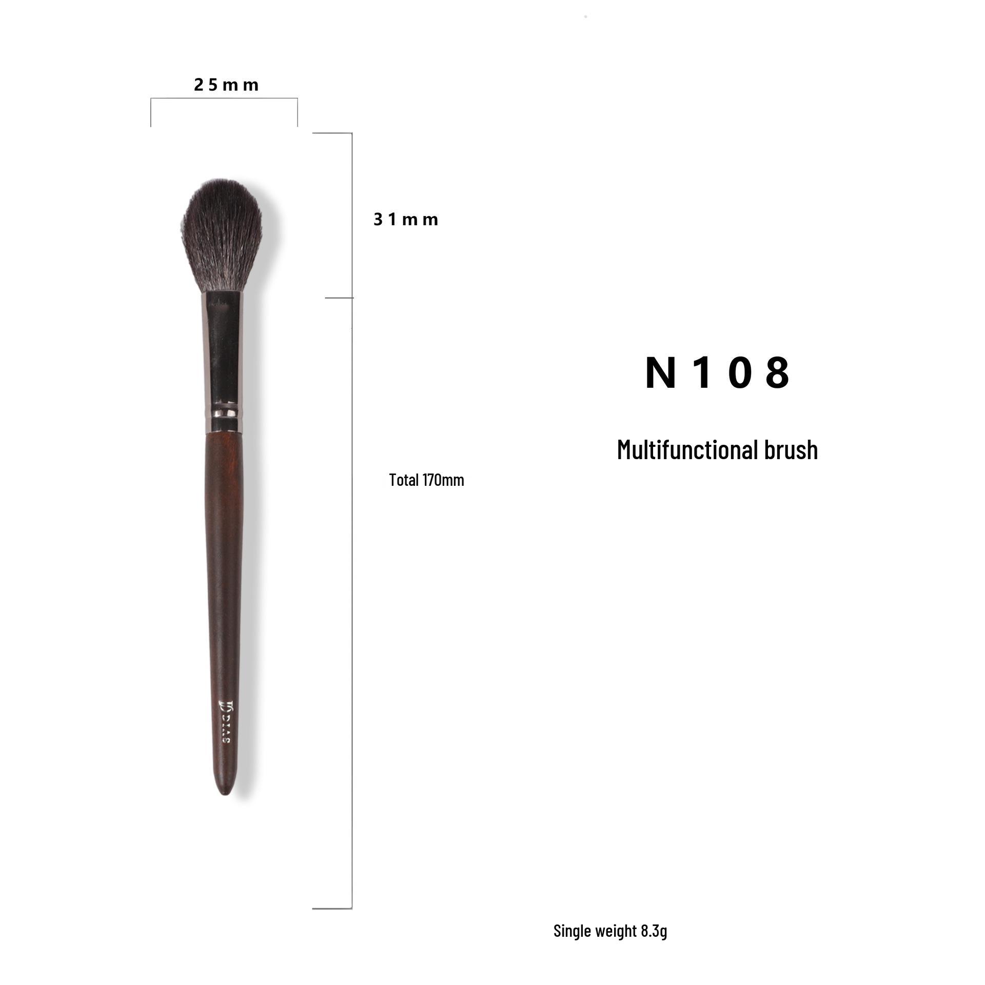 

Набор кистей для макияжа из натурального ворса: Тени для век, Тональный крем, Консилер, Румяна, Кисти для пудры