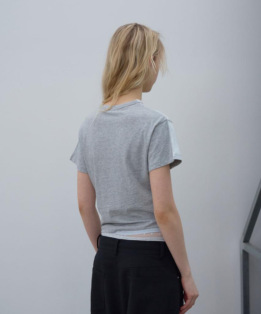 LCDC™ Printed T-Shirt (Melange Grey)