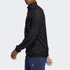 Adidas Logo Print Casual Running Stand Collar Sport Jacket Men Jackets Black FL6971