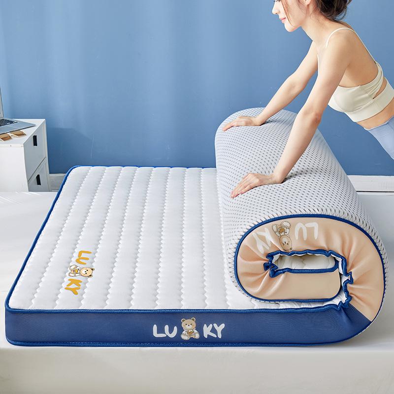 Student Dormitory Quilted Latex Mattress Pad - Thick 1.8m Tatami Bed Sponge