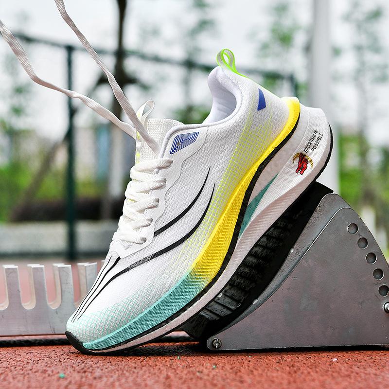 

Chitu ultra-light full palm carbon board spring mesh running shoes ultra-light shock-absorbing sports shoes marathon special long-distance running 45