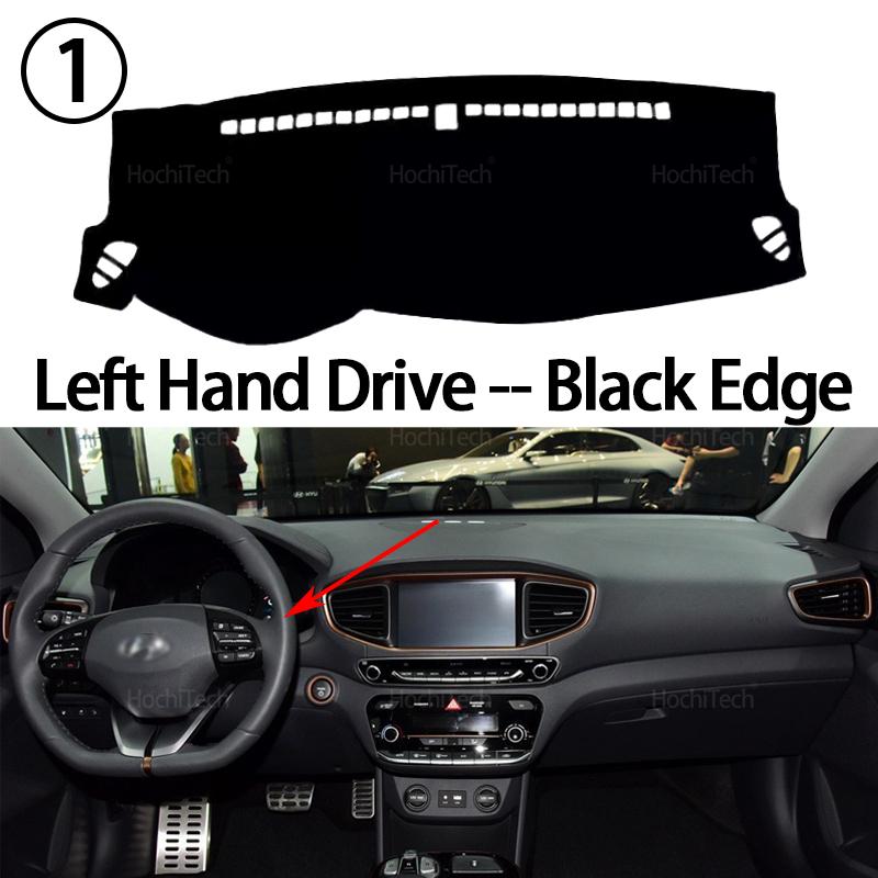 

Для Hyundai Ioniq Electric EV Hybrid PHEV 2016-2019 Накладка на панель приладів Захисна накладка від сонця Захисний килимок від УФ-променів Лівостороннє розташування керма