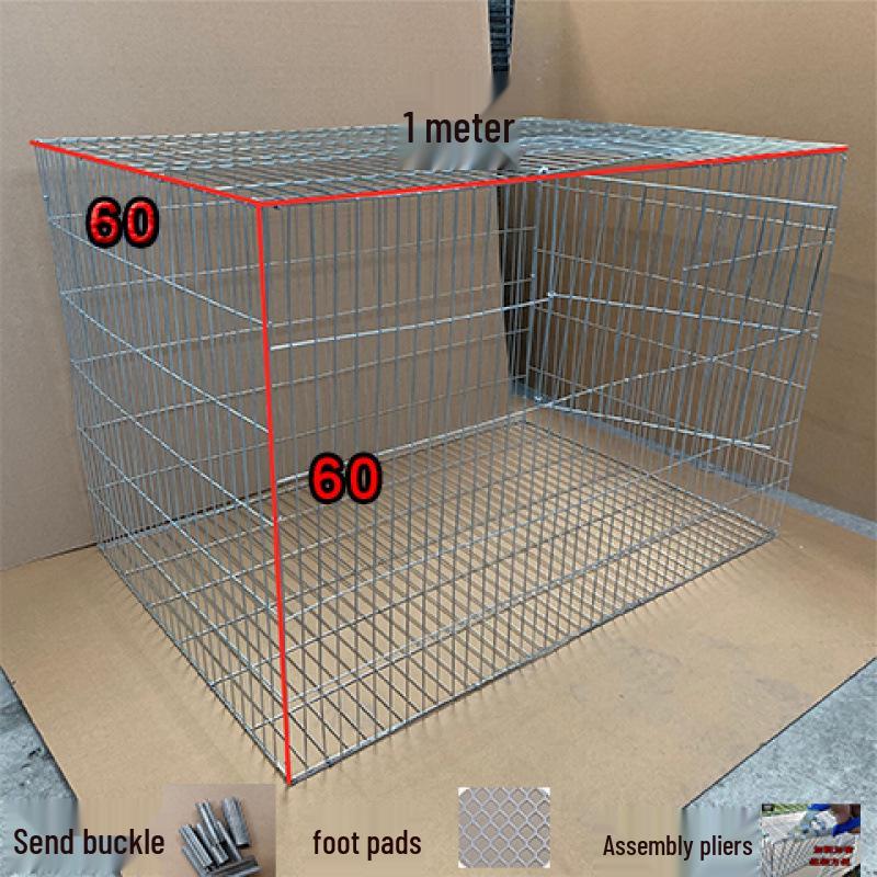 Large Multi-Purpose Animal Cage: Rabbit, Pigeon, Chicken, Goose - Wire Mesh Panel, Easy Assembly, Transport Ready, Mother-Child Design.