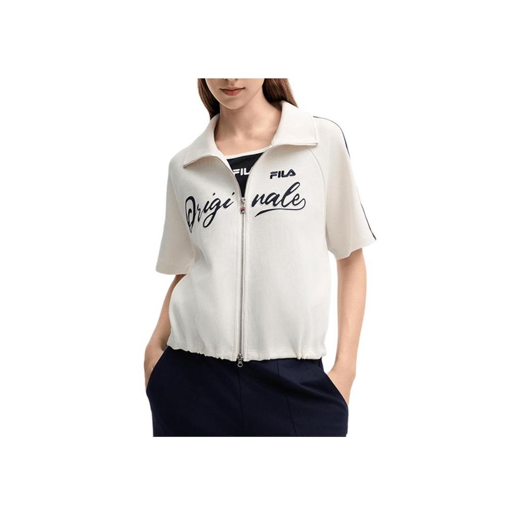 New FILA Knitwear Women's Cloud White F11W439504F-WT