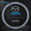 Coprivolante in Fibra di Carbonio e Pelle da 38CM per Mazda 2 3 CX5 CX30 CX8 CX3 Mazda2 6 5 CX9 BT50 Accessori Auto
