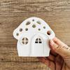 Mushroom House Candle Holder Silicone Mold 3D Houses Making Supplies Plaster Concrete Resin Candlestick Casting Molds