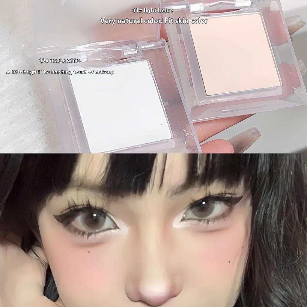 Eyeshadow Powder Base Personalized Eye Cosmetic Highlighter White Black Facial Brightener Smoky Eye Shadow Long Lasting Makeup
