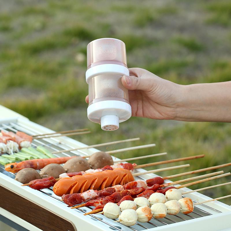 Portable Stackable Seasoning Box Set for Travel, Camping, and Picnics