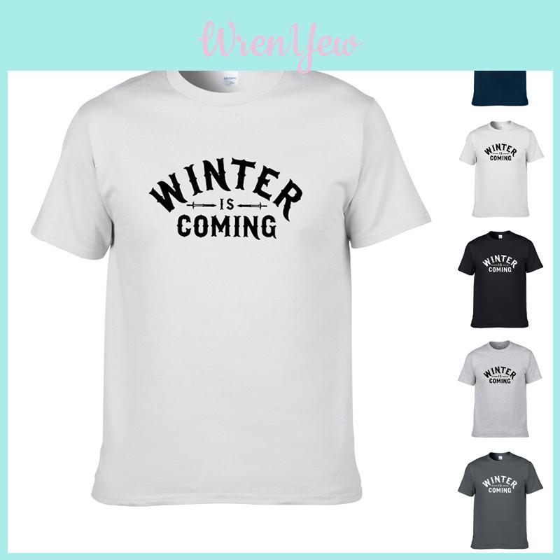Game Thrones Of Winter Is Coming Men Women Short Sleeve T Shirt Tops Tee Tshirt