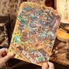 Retro Miniature Landscape Sticker Cultural Scenery PET Sticker For Journaling Notebook Photo Album Scrapbooking Supplies