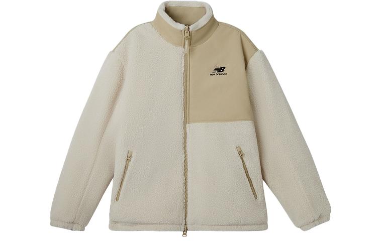 New Balance JHI Velvet Jackets Unisex Khaki Stand Collar Moderate NQA89013-IV XL