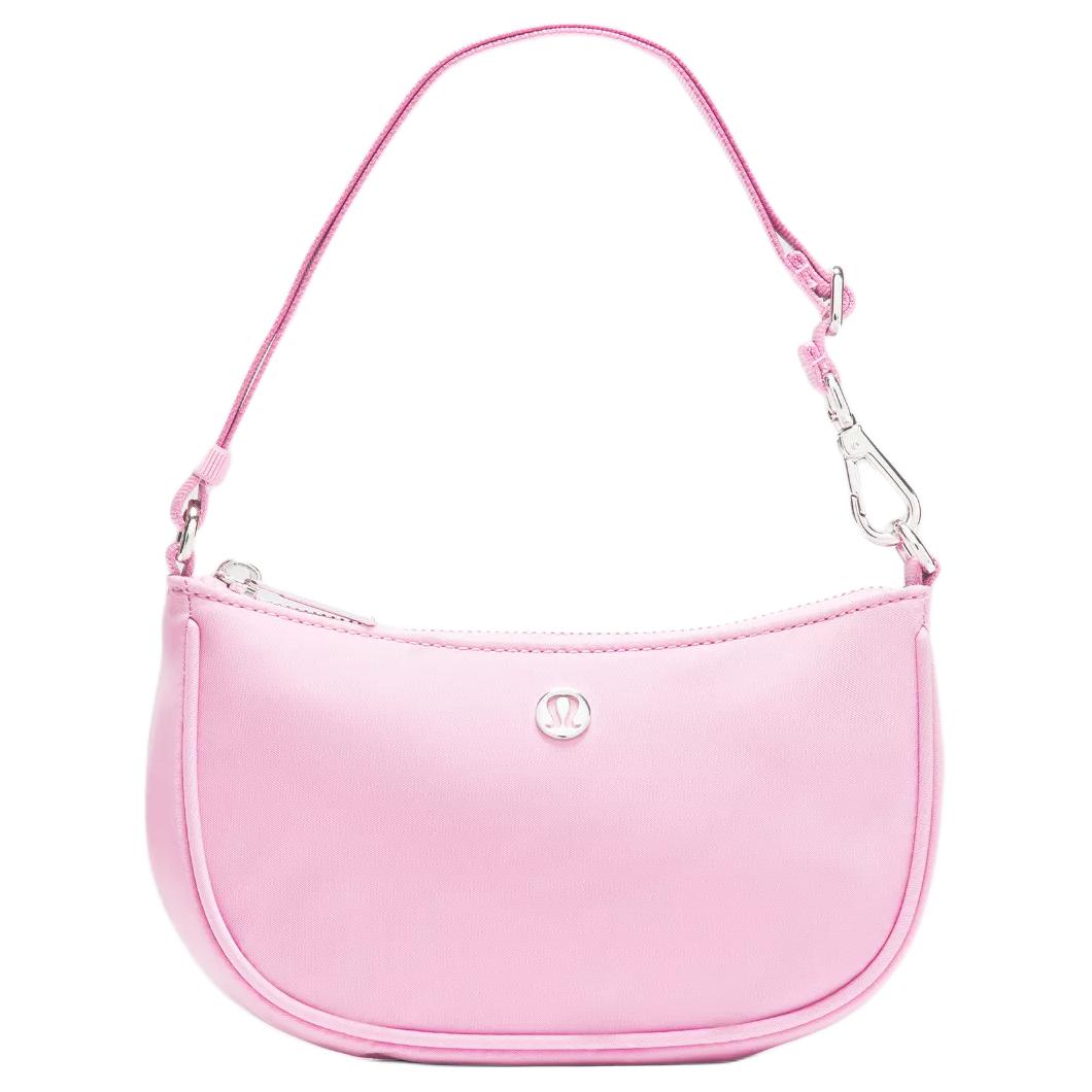 Lululemon Daily Essentials 1L Logo Embossed Fabric Mini Shoulder Bag Women bags Pink-Frosting LW9FRIS-071152 Pink Frosting 13600₽