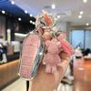 Crystal Pink For Byd Atto 3 Han Ev Dolphin Song Pro Max Tang Dm Yuan Dolphin E2 Qin Plus Car Key Case Cover Keychain Accessories