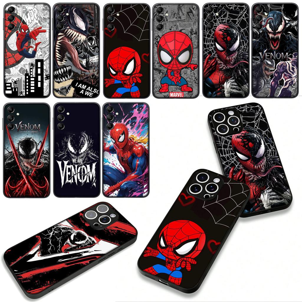 Spider Man Marvel Venom Spiderman Case for Motorola Moto G54 G05 G24 G45 G55 G75 G85 G15 G57 G86 Power Edge 50 30 Fusion neo Pro